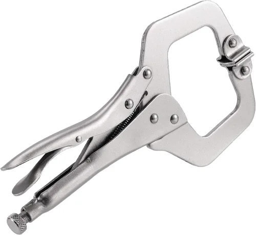 Vista 6 de FAATCOI - Juego de 4 alicates de bloqueo con abrazadera C de 11.0 in, pinzas de sujeción con almohadillas giratorias, abrazadera C de bloqueo