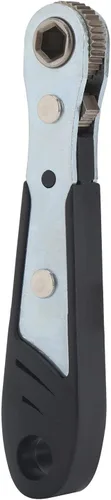 Vista 3 de Llave de trinquete, mini llave de trinquete, llave de casquillo hexagonal de 1/4 pulgadas, herramienta de destornillador, adecuada