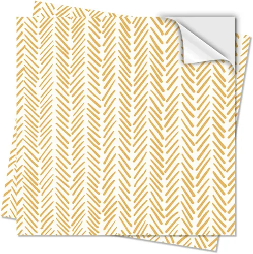 Vista 18 de Alwayspon Adhesivos de transferencia de azulejos de vinilo esmerilado para despegar y pegar, calcomanías autoadhesivas para azulejos de pared