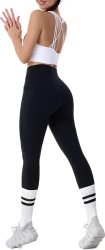 Vista 6 de Sunzel - Leggings deportivos para mujer con cintura alta para modelar el abdomen