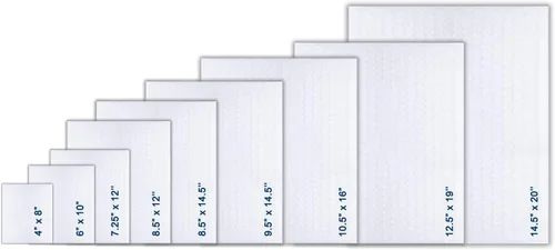 Vista 3 de PackageZoom 25 sobres de burbujas de polietileno de 12.5 x 19 pulgadas, sobres acolchados #6, sobres de envío de 2.5 mil