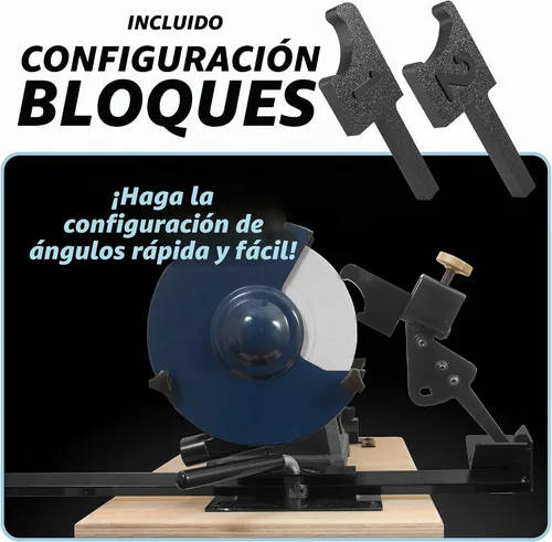 Vista 5 de Pro Grind Multi-Grind - Herramienta de afilado de herramientas de torno con bloques de configuración
