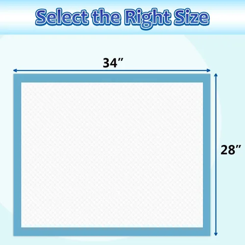 Vista 7 de Dogcator Almohadillas para orina de perro extragrandes, 30 unidades gruesas y absorbentes para perros, cama desechable de orina de 28 x 34 pulgadas