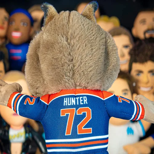 Vista 74 de Bleacher Creatures Anaheim Ducks Wild Wing - Figura de peluche de mascota de la NHL de 10 pulgadas (uniforme triangular verde azulado), una mascota