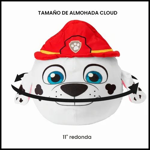 Vista 6 de Northwest Paw Patrol, Marshall - Almohada ultra elástica 3D de nube, 11 pulgadas, 1 unidad (paquete de 1)