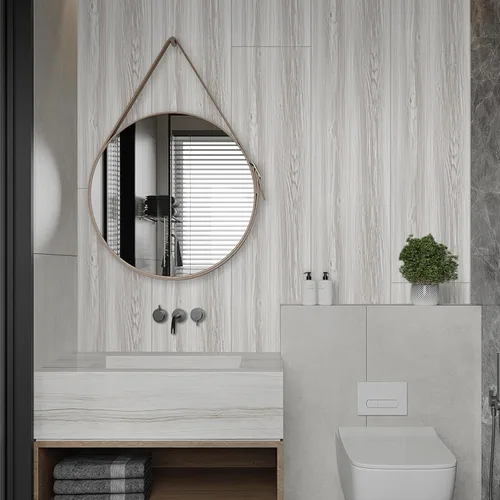 Vista 7 de Azulejos de suelo de despegar y pegar: rollo de 11.8x137.8 pulgadas con textura de grano de madera, pisos de vinilo autoadhesivos e impermeables sin