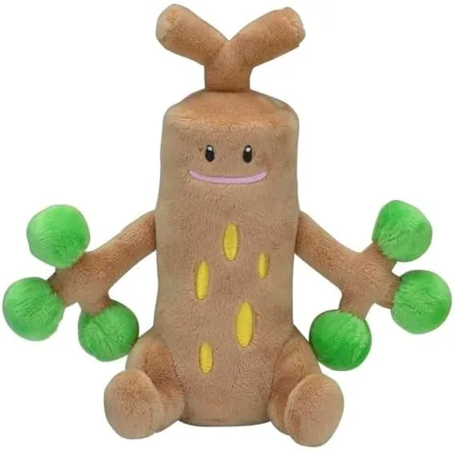 Pokémon Center: Sudowoodo Sitting Cuties Felpa, 6 ¼ pulgadas