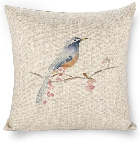 Vista 11 de Golddfinch - Funda de almohada de lino de 18 x 18 pulgadas, funda de cojín decorativa de doble cara para sofá, cama, silla y automóvil