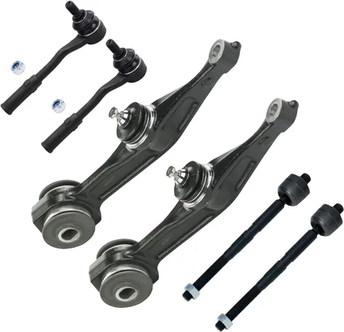 Vista 40 de Detroit Axle - Kit de extremo delantero para Chrysler 300 Dodge Charge 2011-2018 Challenger, 2 brazos de control traseros inferiores, 2 barras