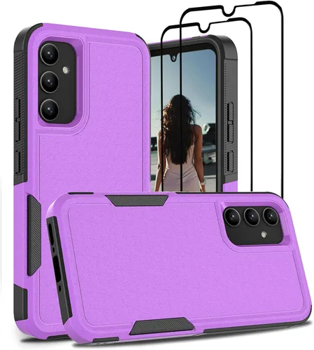 Vista 35 de Jeylly Funda para Samsung Galaxy A23, Galaxy A13 4G/5G/A23 5G/A04/A04s Funda de absorción de golpes híbrida TPU antiarañazos resistente cubierta