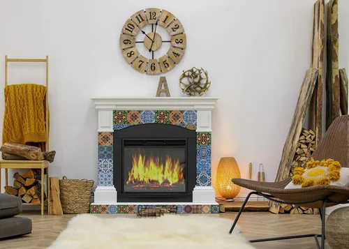 Vista 4 de Adhesivos para azulejos, 24 piezas, auténticos azulejos tradicionales de Talavera, calcomanías para azulejos de baño y cocina, fáciles de aplicar