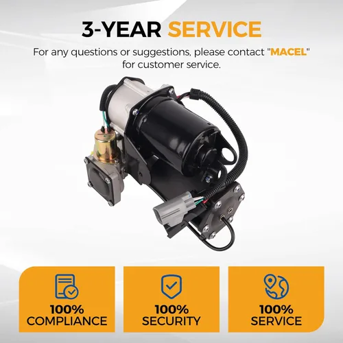 Vista 6 de PAROD Bomba de compresor de suspensión neumática LR023964 [conector de 6 pines] apta para Land Rover LR3 Discovery 3 2005-2009, LR4 Discovery 4