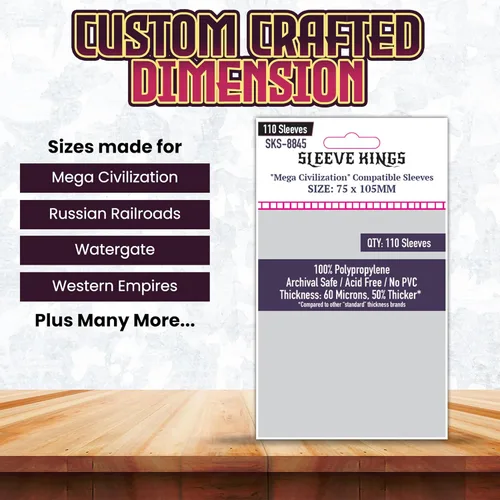 Vista 113 de Mangas cuadradas medianas (2.559 x 2.559 in) paquete de 110, 60 micras