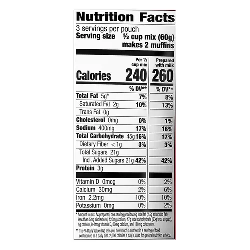 Vista 9 de Betty Crocker Mezcla de muffins de nuez de plátano, hecha con nueces, 6.4 onzas (paquete de 9)