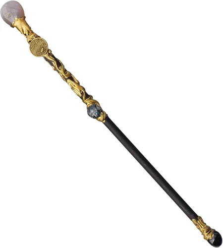 Runyangshi Cetro de constelación de escorpio de cristal natural de 11.6 pulgadas, palo mágico hecho a mano, accesorio de ropa de cosplay para