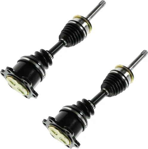 Vista 2 de Conjunto de conjunto de eje CV delantero del lado del conductor y del pasajero, botas de neopreno moly engrasadas compatibles con Toyota 4Runner