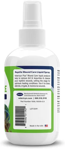 Vista 3 de Vetericyn Plus Spray para el cuidado de heridas de reptiles Reparación de piel de reptiles, ayuda a cuidar heridas de reptiles, incluyendo