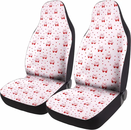 Vista 54 de GENANY Horror Nightmare Skellington - 2 fundas de asiento delantero para automóvil, camión, SUV, regalos de Navidad, funda de asiento de cubo