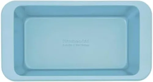 Vista 8 de KitchenAid Molde para pan antiadherente de acero aluminizado de ingeniería suiza, apto para lavavajillas, 9 x 5 pulgadas, Agave
