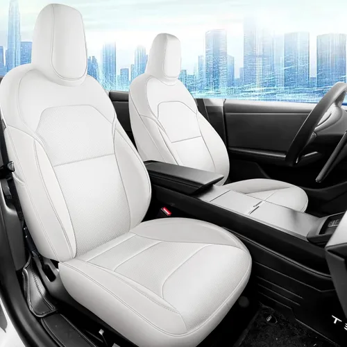 Vista 11 de Funda de asiento impermeable para Tesla Model 3 2017, 2018, 2019, 2020, 2021, 2022, 2023, color negro, modelo 3
