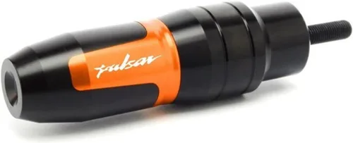 Vista 13 de Accesorios de motocicleta para Bajaj para Pulsar 200 NS 200 RS 200 AS Marco Crash Pads Protector deslizante de escape (color : A negro)