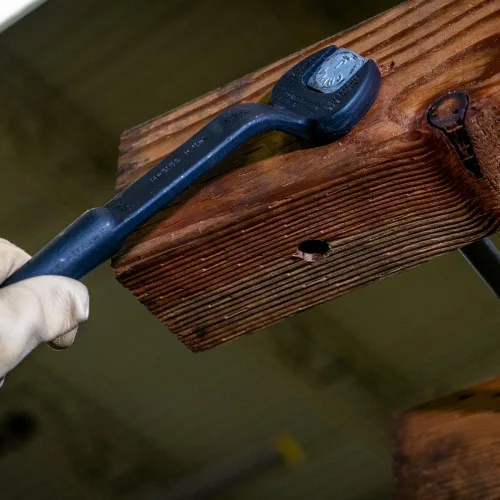 Vista 4 de Klein Tools 3232 - Llave dentada, fabricada en Estados Unidos, apertura nominal de 1-1/6 pulgadas, perno de 3/4 pulgadas para tuerca utilitaria