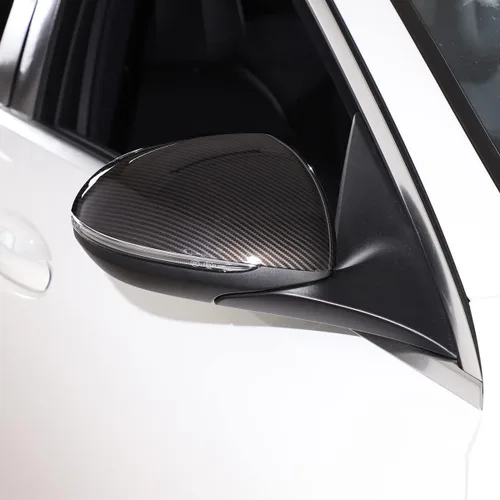 Vista 9 de TINKI - Cubierta para espejo retrovisor de puerta lateral izquierda y derecha compatible con Mercedes-Benz W206 Clase C 2022 2023