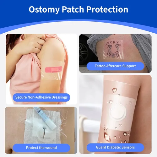 Vista 7 de 50 protectores impermeables para cubierta de ducha de puerto de diálisis, cubierta de tatuaje, catéter PD, protector de ducha, diálisis peritoneal