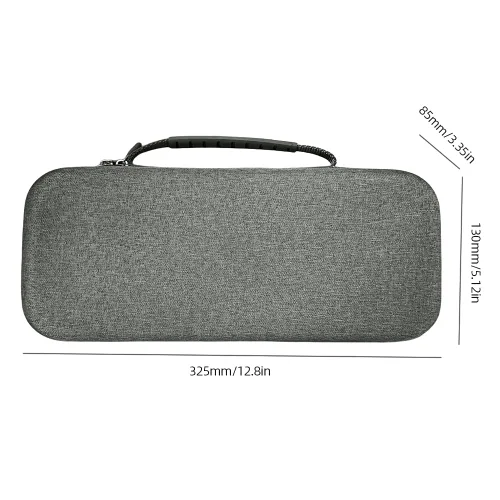 Vista 9 de AZURAOKEY Compatible with PS Portal Accessories, Handheld Game Consoles EVA Hard Carrying Case and 9H Hardness Tempered Glass Screen Protector for