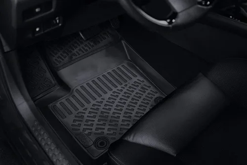 Vista 2 de Croc Liner Alfombrillas delanteras y traseras para todo tipo de clima, ajuste personalizado, compatible con Honda HRV / 2023-2024