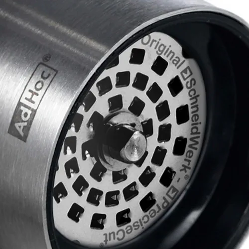 Vista 4 de AdHoc Pepe - Cortador de chile y molinillo de especias – Cortador de especias y hierbas secas fácil de limpiar – Molino de acero inoxidable