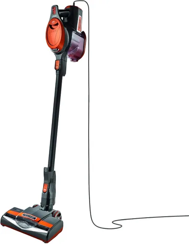 Shark Rocket HV302 Aspiradora ultraligera sin bolsa con cable para limpieza de alfombras y suelos duros con dirección giratoria, naranja (renovado)