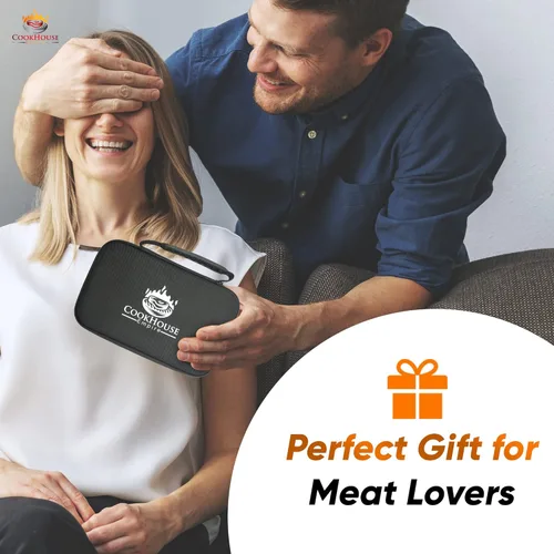 Vista 7 de Inyectores de carne para fumar - Kit de inyector de adobo de acero inoxidable con estuche y ventana para barbacoa, asar a la parrilla, 3 agujas