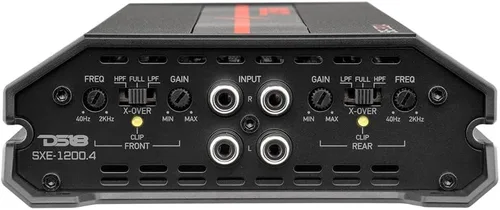 Vista 6 de DS18 SXE-1200.4/BK Amplificador de Coche Estéreo de Rango Completo Clase A/B de 4 Canales 60x4 RMS @4 OHM 1200 Vatios - Potente y Compacto