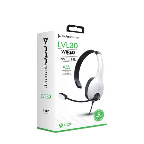Vista 15 de PDP LVL30 Wired Headset with Single-Sided One Ear Headphone for PC, Xbox - Mac, Tablet Compatible - Noise-Cancelling Mic - Lightweight, Cool