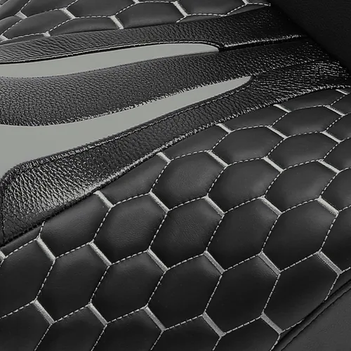 Vista 6 de Asiento de pasajero de una pieza de dos piezas para Harley Touring Road King Street Glide Road Glide 2009-2023 Electra Glide Tri Glide Ultra Classic