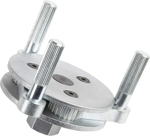Vista 4 de OTC 4440 Llave de filtro resistente de 3 patas para filtros de tamaño estándar, color plateado