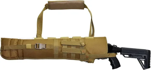 Vista 2 de Funda Trinity para Maverick 88 calibre 12 y calibre 20, estuche táctico de caza, almacenamiento suave, bolsa de funda Molle, bolsa de hombro