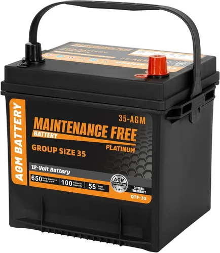 Vista 13 de Autocessking Batería automotriz AGM de arranque y parada de tamaño grupal 24F, batería recargable de coche 12V 70Ah, 710 CCA, 120 RC