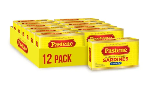 Vista 2 de Pastene Sardinas sin piel sin hueso, 4.37 onzas (paquete de 12)