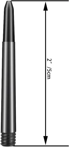 Vista 5 de DTTRA 50 Uds. de plástico para dardos, accesorios para dardos, varillas de plástico con rosca de tornillo estándar 2BA