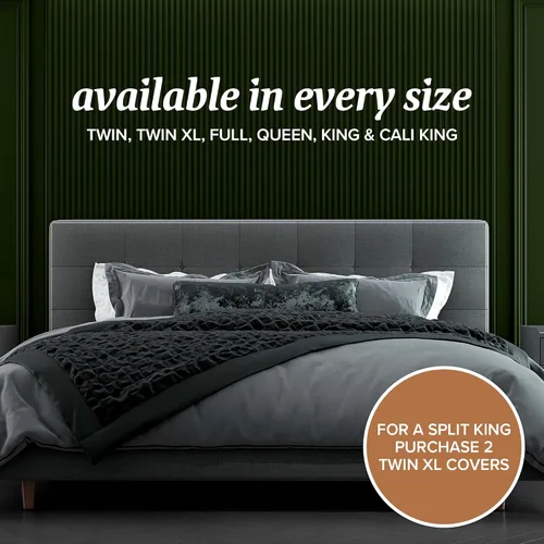 Vista 5 de Beckham Hotel Collection Protector de colchón: mezcla de viscosa de grado hotelero, protección impermeable silenciosa que preserva la sensación