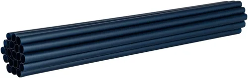 Vista 2 de Restaurantware - Pajitas desechables Basic Nature de 8.3 pulgadas, 100 pajitas sostenibles - Robusto, no alterará los sabores, popote PLA/PBAT azul