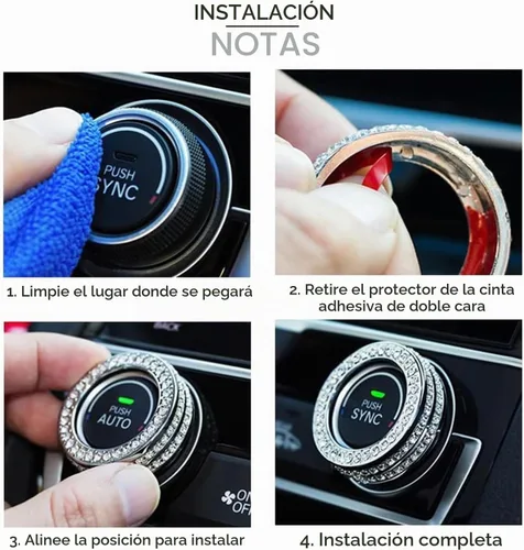 Vista 5 de Tapones para pomos de aire acondicionado, compatibles con Mazda 3 14-19 Pegatinas de tapas de perillas de CA