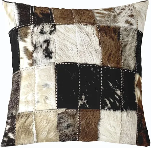 Vista 11 de Funda de almohada de piel de vaca, con bandera estadounidense, ciervos, cuernos de caza, para decoración del hogar, sala de estar, funda de cojín