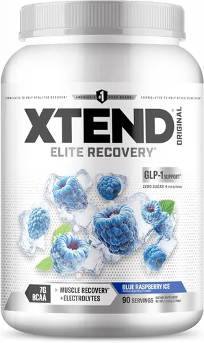 Vista 18 de XTEND Original BCAA - Polvo de Mango Madness Bebida de recuperación muscular post entrenamiento sin azúcar con aminoácidos 7g de BCAA