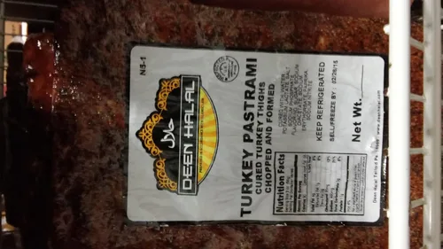 Deen Halal: Pastrami de pavo 4-5 Lb