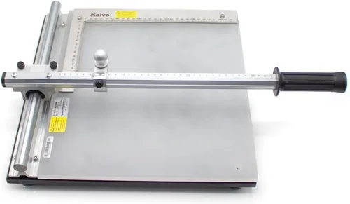 Vista 3 de Cortador de vidrio de uso de laboratorio, cortadora manual de vidrio de ITO basada en vidrio de gel de sílice 28x33CM (KVC370 Plus)