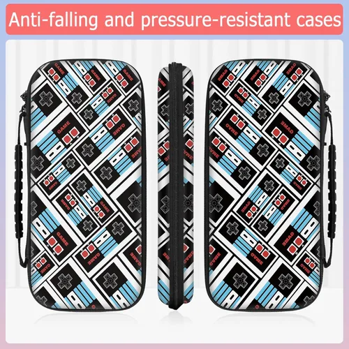 Vista 4 de ALITOR Carrying Case for Nintendo Switch OLED ModelMultifunction Hard Shell Protective Cover Shockproof with Card Slots for Console Accessories for