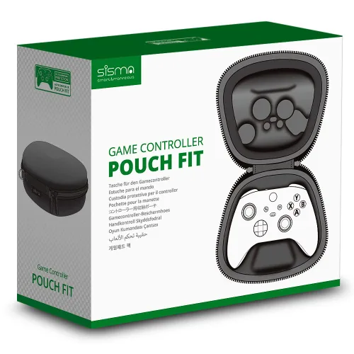 Vista 6 de sisma Funda de viaje compatible con el controlador inalámbrico oficial de Xbox Series X o Series S o Xbox Core, soporte para controlador